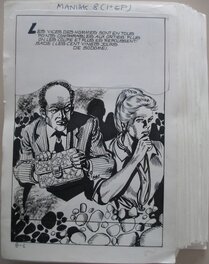 Silvio Vincenzo Fiorenzo Fiorenzo - Histoire complète Maniak 8 ''Dans une vie intérieure'' - Planche originale