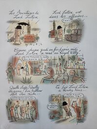 François Avril - Les aventures du latex - Planche originale