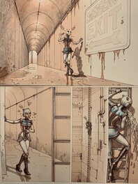 La planche originale en deux strips, complète.