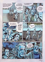 Planche originale - mise en couleurs aquarelle Planche originale - mise en couleurs aquarelle