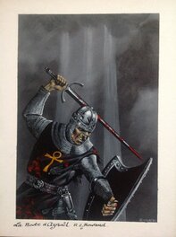 Peinture Originale au Format entier de 30 X 40 Cm , avec Lettrage Réalisé a La Plume a L'Encre de Chine Noire ( avec Calque de Protection au Dos ) . Peinture Originale au Format entier de 30 X 40 Cm , avec Lettrage Réalisé a La Plume a L'Encre de Chine Noire ( avec Calque de Protection au Dos ) .