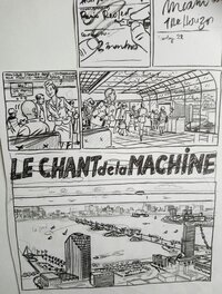 Mathias Cousin - Le chant de la machine - Comic Strip