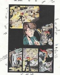 Christie Scheele - Ghost Rider 2099 5 p6 - Original art