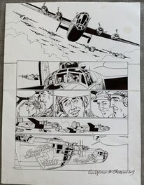 Michel Chevereau - La pin up du B 24 - Comic Strip