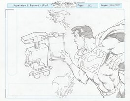Ron Frenz - Superman 3 - Planche originale