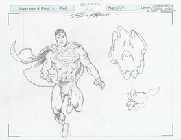 Ron Frenz - Superman 4 - Planche originale