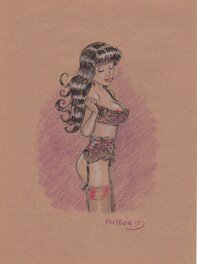 Arnaud Poitevin - Anaud Poitevin - Pin-up - Illustration originale