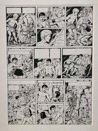 Planche originale - Martin, Alix, Le Dernier Spartiate, 1967