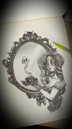 Ood Serrière - Miroir - Illustration originale