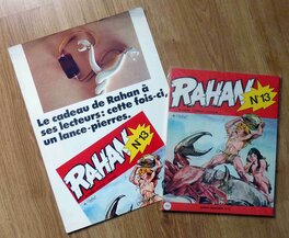 L'affiche Promotionnelle d'époque avec L'Album 13 de RAHAN . L'affiche Promotionnelle d'époque avec L'Album 13 de RAHAN .