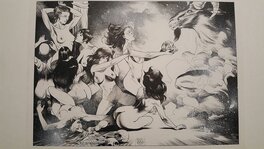 Rafael Vargas - Sabbat/sabbath/pin-Up/sorciéres - Original Illustration