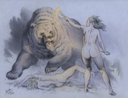 François Miville-Deschênes - Ours de mauvais poil - Original art
