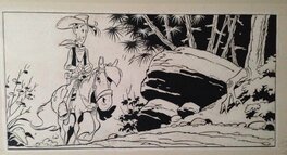 Morris - Lucky Luke - Les rivaux de Painful Gulch - Planche originale