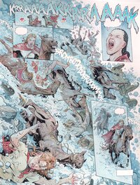 François Miville-Deschênes - Planche originale 10, Reconquêtes 4, La mort d'un roi - Comic Strip