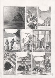 Jérôme Jouvray - Jerôme Jouvray Lincoln tome 4 châtiment corporel page 20 - Planche originale