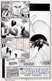 John Byrne - NAMOR #11 LAST PAGE - PROMOTIONAL TITLE - Planche originale