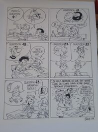 Olivier Saive - Sommaire spirou - Planche originale