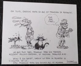 Duhamel - Tribute Gaston : proche de la pension ... - Franquin