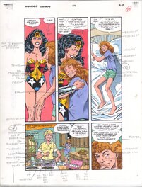 Wonder Woman - Mise en couleur