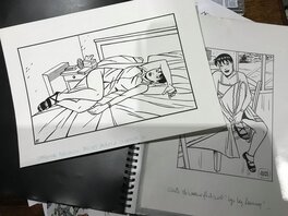 Le vrai original à l’encre, avec la mention PROJET ALBUM A COLORIER. Le vrai original à l’encre, avec la mention PROJET ALBUM A COLORIER.