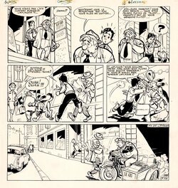 Albert Uderzo - Luc Junior et les Bijoux Volés - Planche originale