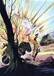 Francesco Gamba - Couverture DE PIRATE N° 112 PAR FRANCESCO GAMBA - Couverture originale