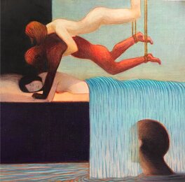 Lorenzo Mattotti - La Fille qui rêve - Original Illustration