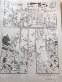 Ciro Tota - Vidocq par tota - projet de bd non abouti a ma connaissance - Planche originale