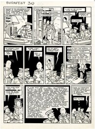 Yves Chaland - Freddy Lombard / Vacances à Budapest - Comic Strip
