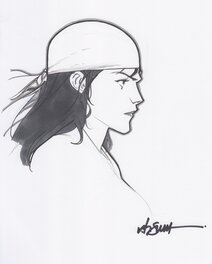 R.B Silva - Elektra - Illustration originale