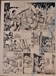 Tiburce Oger - La piste des ombres tome 1 planche 9 - Comic Strip