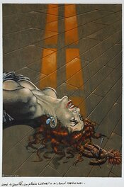 Jean-Michel Nicollet - "Une Aiguille en plein coeur". Richard Matheson. NeO N°166. 1986 - Illustration originale