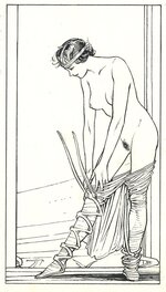 François Schuiten - PLANCHE COMPLETE DE NOGEGON - Planche originale