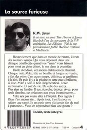 4Ème Plat du Livre de JETER . 4Ème Plat du Livre de JETER .