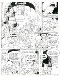 Première rencontre entre les héros : la planche 3 du récit, visible également sur 2DG (planche qui ne m'appartient pas). Première rencontre entre les héros : la planche 3 du récit, visible également sur 2DG (planche qui ne m'appartient pas).