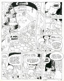 Première rencontre entre les héros : la planche 3 du récit, visible également sur 2DG (planche qui ne m'appartient pas).