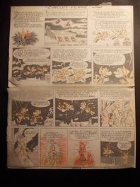 La planche avec son calque d'indications de couleurs. La planche avec son calque d'indications de couleurs.