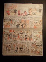 La planche avec son calque d'indications de couleurs. La planche avec son calque d'indications de couleurs.