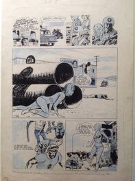 Planche Originale entiere sans Le Cache au Format entier de 32 par 48,5 CM . Planche Originale entiere sans Le Cache au Format entier de 32 par 48,5 CM .