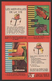 Publicité de Jamic pour la collection "Merveilles de la Vie" (catalogue Dupuis 1959).
