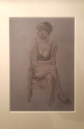 André Juillard - Portrait de Louise - Illustration originale