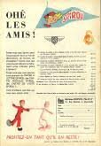 Publicité pour ces deux objets "Spirou".