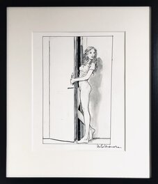 Milo Manara - Jeune Femme - Original Illustration