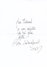 Lettre de Jim