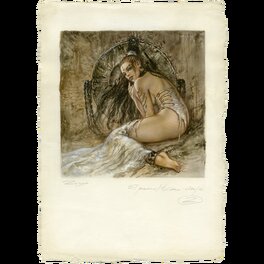 Luis Royo - El penultino viaje - Illustration originale