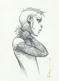 Mathieu Reynes - Tatoo - Original art