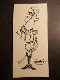 Jacques Devos - Victor Sébastopol, circa 1985. - Original Illustration