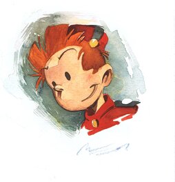 Munuera José Luis - Spirou à Japon - Illustration originale