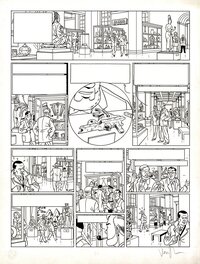 Blake et Mortimer - Planche originale