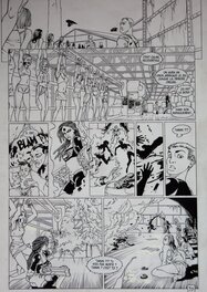 Christian Paty - Kookabura universe tome 3 Mano Kha pl 33 - Planche originale